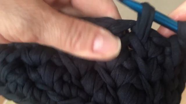 Корзинка с трикотажной нити. Стенки. Завершение . basket of knitted yarn. смотреть онлайн