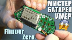 Быстро разряжается после залития | Мультитул Flipper Zero (РЕМОНТ)