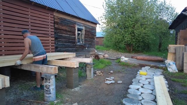 Веранда продолжение...Жизнь в деревне после переезда. смотреть онлайн