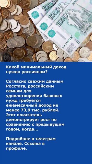 Какой минимальный доход нужен россиянам? смотреть онлайн