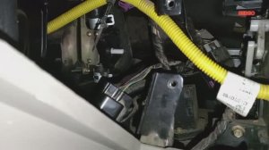 Где находится кран печки Чери Фора