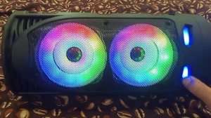 Портативная колонка нонейм ZQS 4239, Bluetooth, USB, mp3, AUX, micro sd, RGB color, микрофон