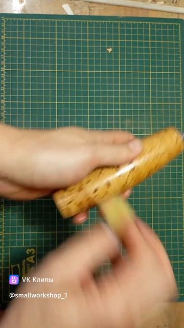преображение изделия #wood #diy #береста #березоваялавка смотреть онлайн