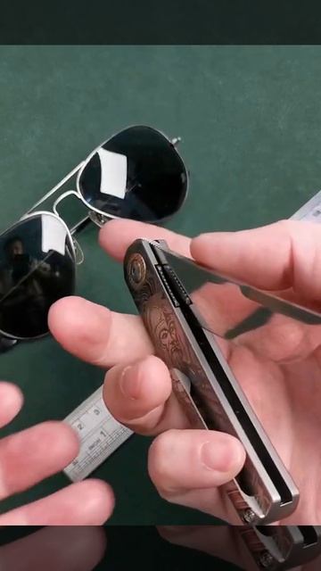 Складной Карманный Нож M390 Titanium Folding knife #shots #нож #knife #edc смотреть онлайн