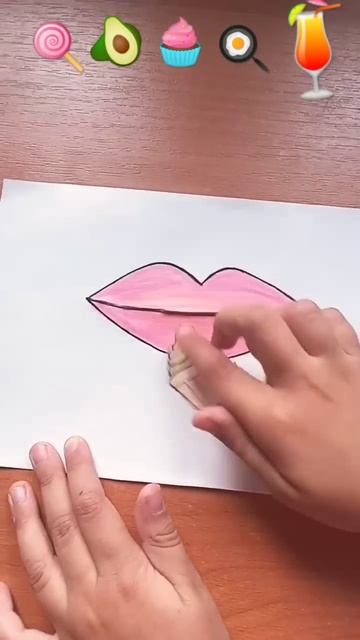 Губы + вкусная еда, авокадо, кекс, яичница, коктейль, DIY #drawing #creative #art #satisfaing смотреть онлайн