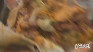 Злой дед. Буррито с кошачьим кормом. Ну что попробуем.