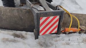 Самодельный отвал на заднею навеску мтз. #трактор #отв?