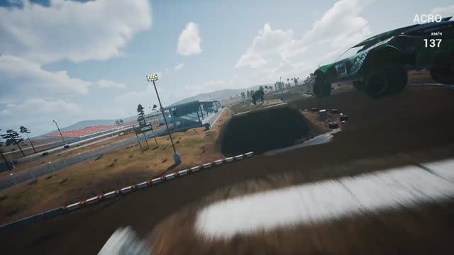 Небольшой фрагмент ралли, снятый на ФПВ-дрон. смотреть онлайн