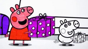 Свинка Пеппа. Раскраска для Детей. Peppa Pig. Coloring pages for children.