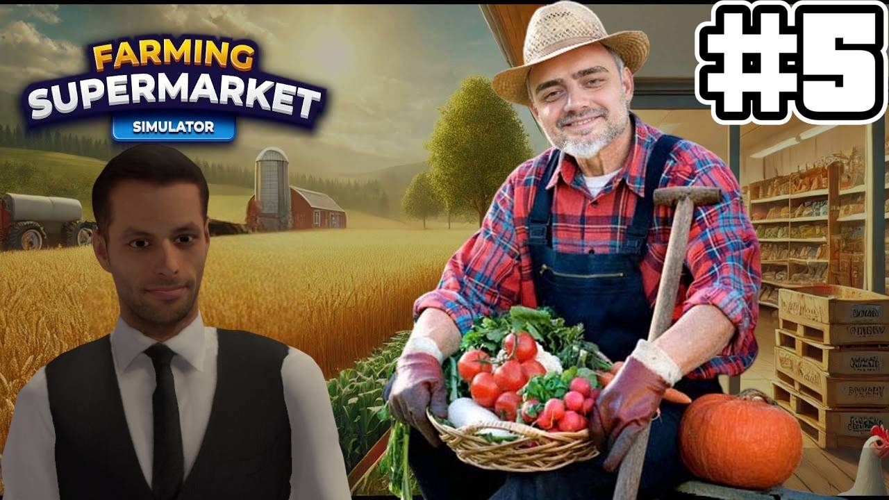 Кассир Иван | СИМУЛЯТОР ФЕРМЫ Farming & Supermarket Simulator #5 смотреть онлайн