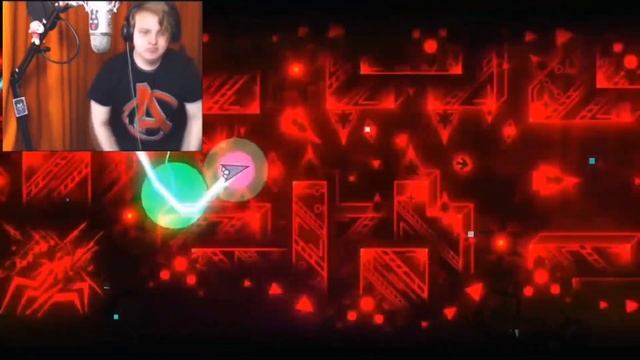 шок!!!! ПЯТЕРКА НАПИЛСЯ ФЛЕШОМ И НАЧАЛ проходить geometry dash!!!!