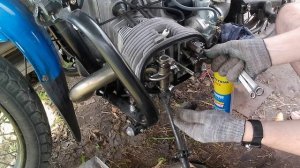 Простая регулировка клапанов на мотоцикле урал, без щупов