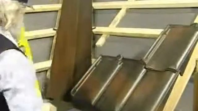 Керамическая черепица Roben   монтаж часть 9