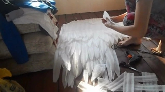 ✨ Делаю крылья ангела из изолона своими руками | DIY | Творчество дома