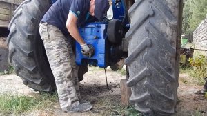 Устанавливаю ВОМ на ЮМЗ-6. Экскаватор нет.