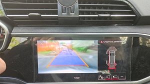 Работа омывателя заднего вида Audi q3