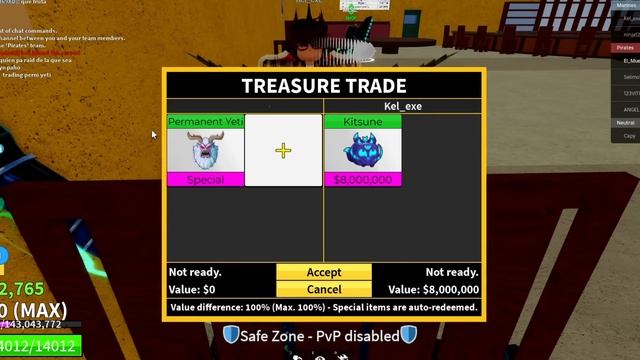 ✅ ТРЕЙДЫ НА ПЕРМАНЕНТ ЙЕТИ ФРУКТ В БЛОКС ФРУТС! Blox Fruits