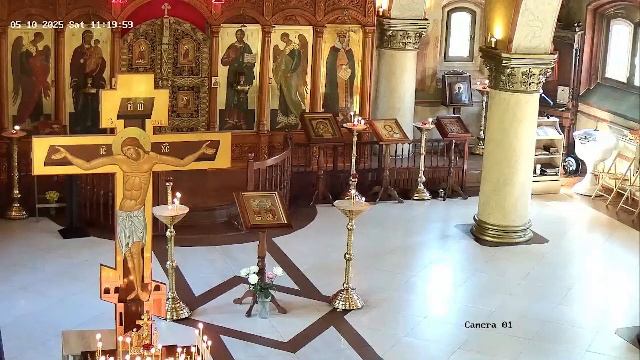 Божественная литургия, заупокойная лития. 10.05.2025 в 9-00. смотреть онлайн