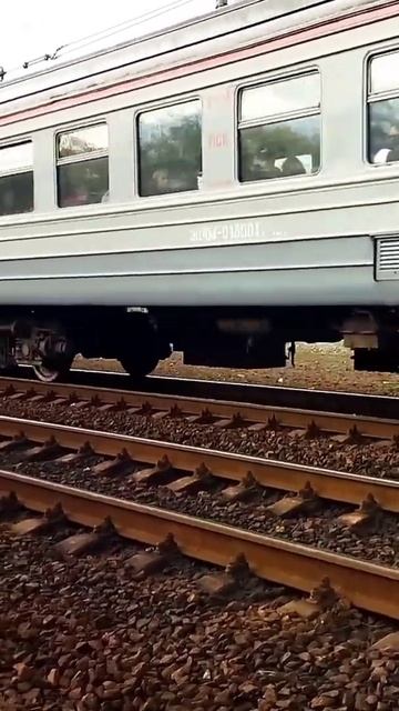 отправление электрички эд4м #популярное #реки #ржд #поезд смотреть онлайн