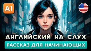 Простой рассказ на английском (A1): Не настоящая девушка | Английский на слух 🎧