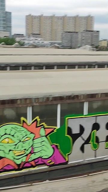 Тыко и компания с видом на Москва-Сити #rap #graffiti #граффи? смотреть онлайн