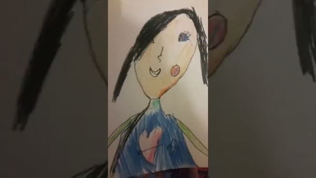 Только что сняла видео ну там связь оборвалась раскладываю рисунки смотрю и ржу смотреть онлайн