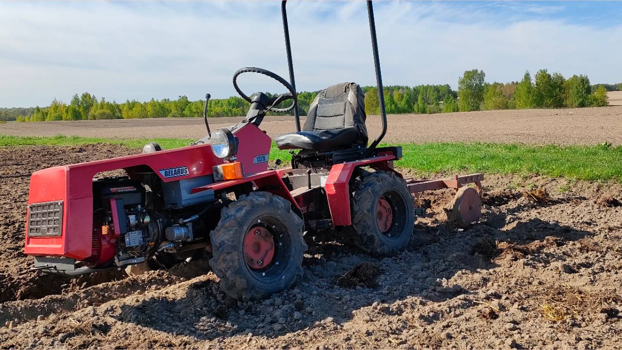 Мтз 132н Весенняя вспашка 2025