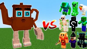 Какой крошка-моб сможет победить ТА-ТА-ТА САХУРА в Майнкрафте?