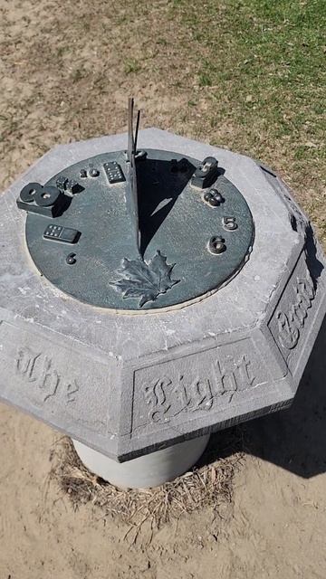 A Sundial In The Park, Ottawa, April 28, 2025 #metaldetecting