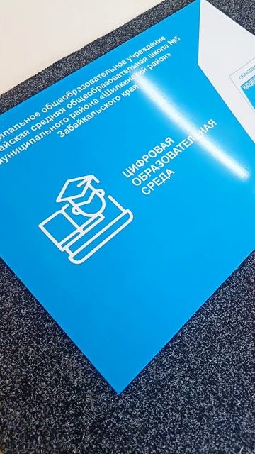 Табличка "Цифровая образовательная среда" смотреть онлайн