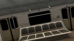 Поездка по новому участку Сокольнической линии на проекте Нововладимирск (Фрунзенская - Коммунарка)