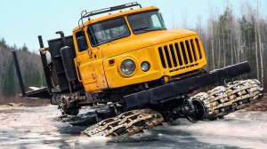 ГРУЗОВИКИ НА БЕЗДОРОЖЬЕ И НЕВЕРОЯТНО КРУТЫЕ ВОДИТЕЛИ