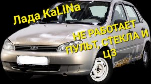 Лада Калина. Не работает пульт. Не работают стеклоподъемники. Не работает центральный замок. Причина