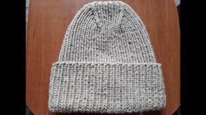 Шапка с необычной стоячей макушкой. Мастер-класс