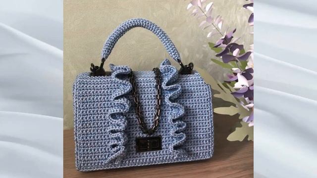Подборка интересных идей вязаных сумок смотреть онлайн