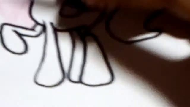 Рисуем Флаттершай из май Литл пони видео урок смотреть онлайн