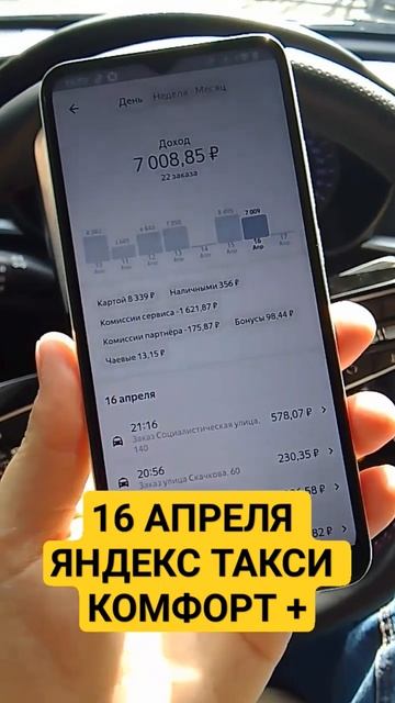 16 АПРЕЛЯ ЯНДЕКСТАКСИ КОМФОРТ+ РОСТОВ НА ДОНУ #яндекста смотреть онлайн