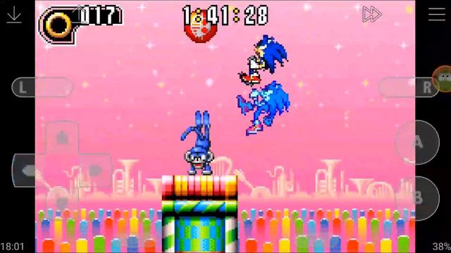 Лучшая Пробежка в Music Plant второго акта!!!Sonic Advance 2(Извините за отключенние звука)