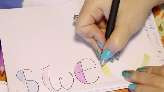 Идеи для личного дневника ♡ Сладкая страничка / sweet смотреть онлайн