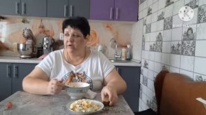 Мукбанг # снимаю пробу обед из двух блюд.