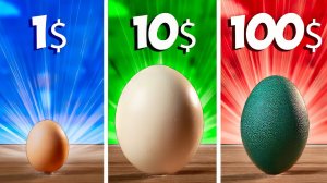 1$ vs 10$ vs 100$ ЯЙЦО - ВАНЗАЙ vanzai в 4K