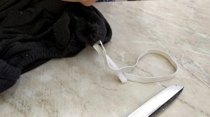 Как быстро вставить новую резинку в штаны