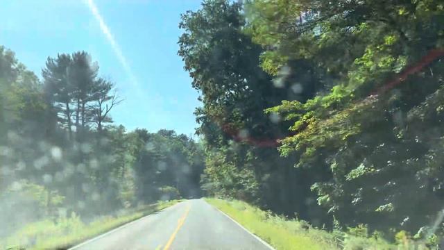 Красивейшая Деревенская Дорога(3) к Моему Дому в Лисиной Норе. Горный Штат, Нью Йорк 30 августа 202