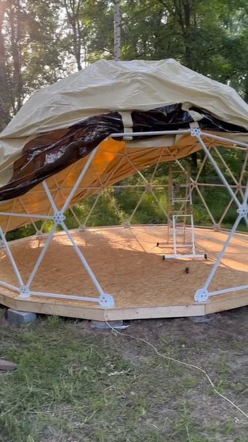 Монтаж купольного шатра смотреть онлайн