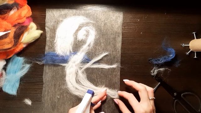 Лунная прогулка картина из шерсти смотреть онлайн