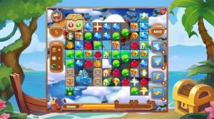 Как пройти уровень 8612 игры Сокровища Пиратов