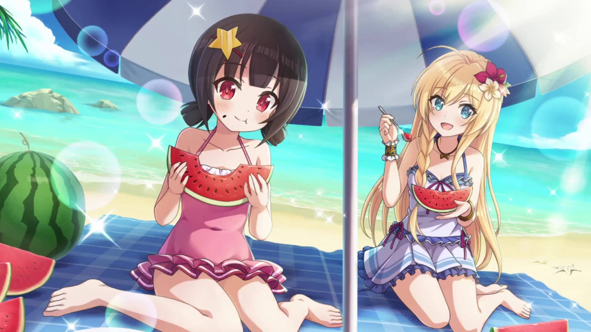 Treasure Hunting on This Summer Vacation! | Konosuba Fantastic Days | Сюжет | Без комментариев