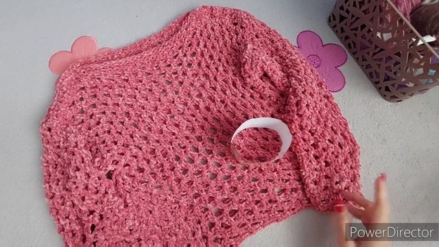НОВЫЙ МАСТЕР КЛАСС. ДЖЕМПЕР КРУПНОЙ СЕТКОЙ . YARNART VELOUR смотреть онлайн