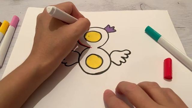 Рисунок на 8Марта/Как нарисовать 8 Марта. Рисунок 8Марта.#drawingforkids #рисунок8марта