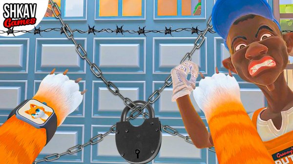 КОТА ЗАПЕРЛИ В ГАРАЖЕ! Как ему выбраться??? I Am Cat VR! / Часть 40 /